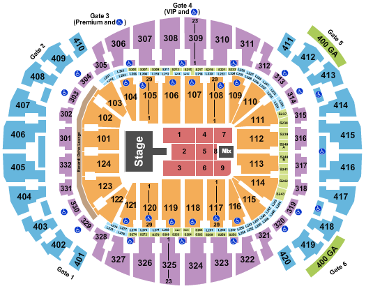 Kaseya Center Seating Chart: Don Omar