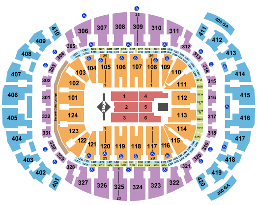 Kaseya Center Seating Chart: J. Cole
