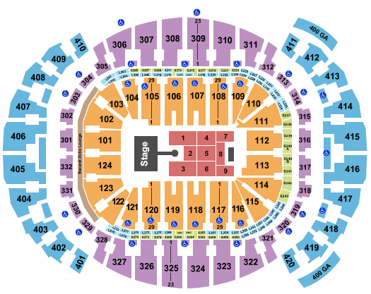 Kaseya Center Seating Chart: Kali Uchis
