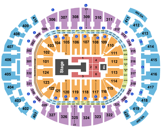 Kaseya Center Seating Chart: Katseye