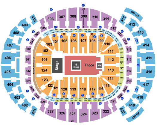 Kaseya Center Seating Chart: Kaytranada