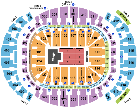 Kaseya Center Seating Chart: Omar Courtz