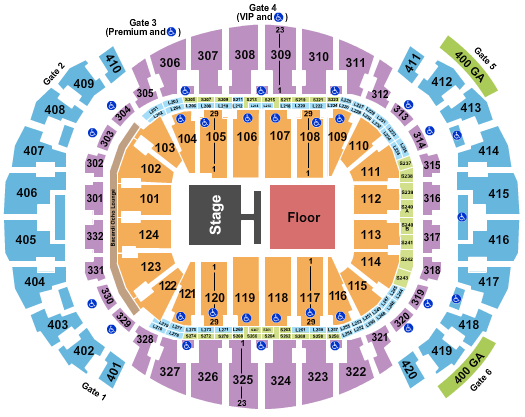 Kaseya Center Seating Chart: Premio Lo Nuestro