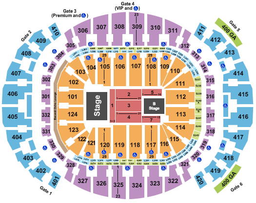 Kaseya Center Seating Chart: Rawayana