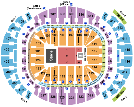 Kaseya Center Seating Chart: Ricardo Arjona