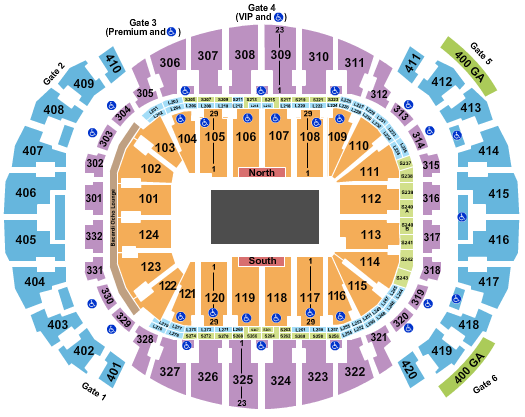Kaseya Center Seating Chart: Ringling Bros