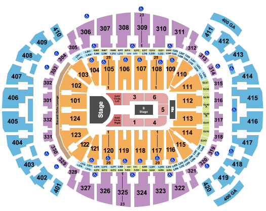 Kaseya Center Seating Chart: Rosalia