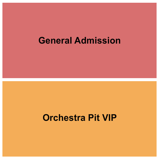 Kauai Community College Performing Arts Center Seating Chart: GA/Orch Pit VIP