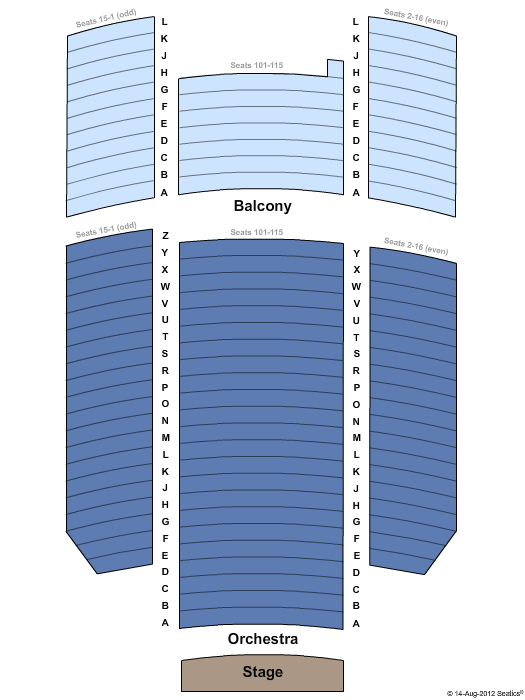 Kaufmann Concert Hall Seating Chart