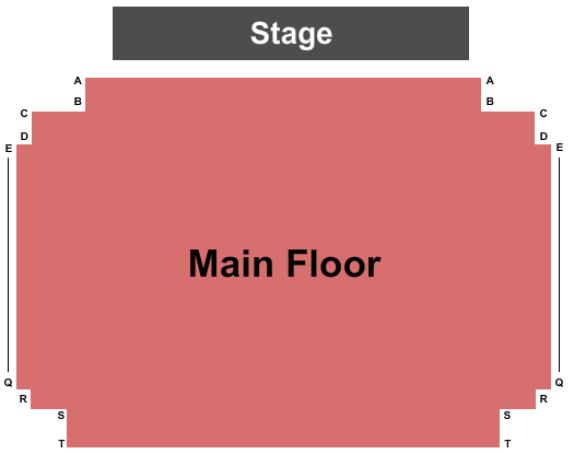 Kay Meek Centre Seating Chart: End Stage