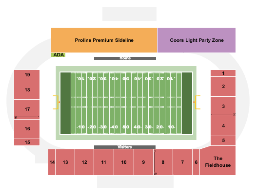 Kelowna Apple Bowl Seating Chart: Football