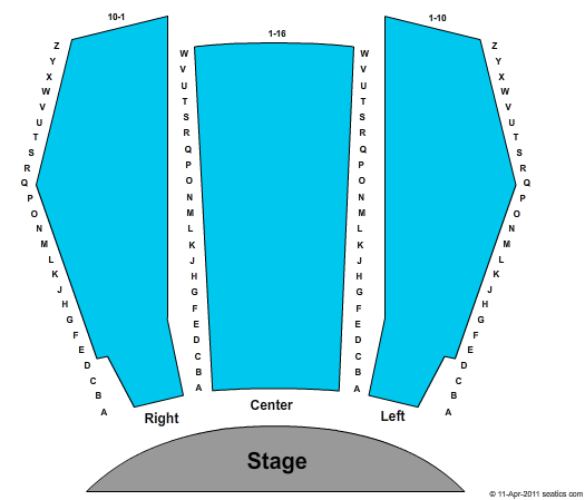 Kelowna Community Theatre Seating Chart