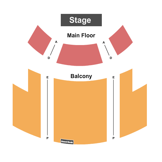 Kelsey Theatre At Mercer Seating Chart: End Stage