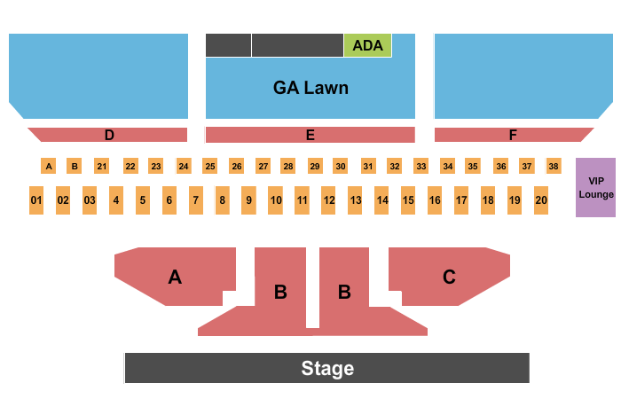 KEMBA Live! Seating Chart: End Stage