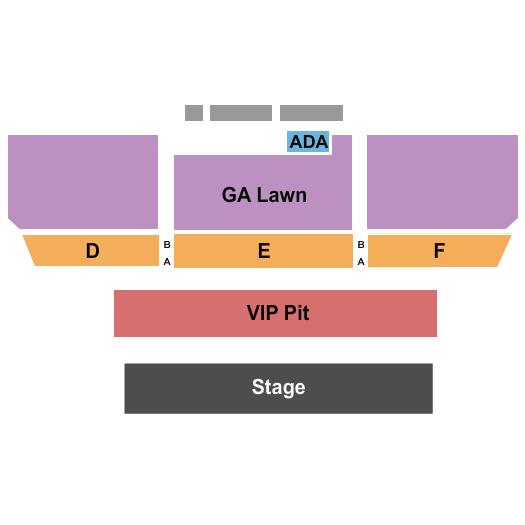 KEMBA Live! Seating Chart: Endstage 4 - VIP Pit/Reserved/GA Lawn