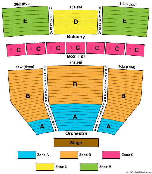 House design boston 3d seating chart