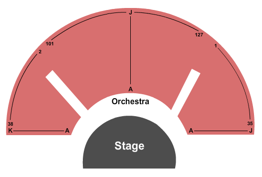 Kennedy Center Theatre Lab Seating Chart: Endstage