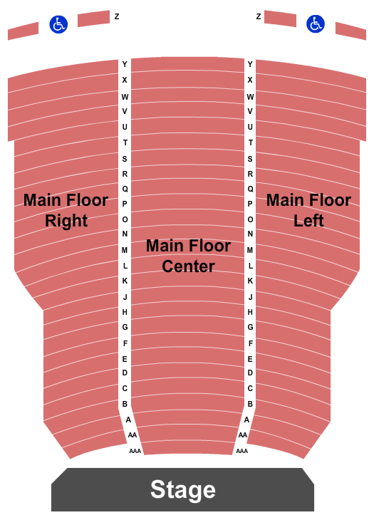 Kentucky Theatre Seating Chart: Endstage 2