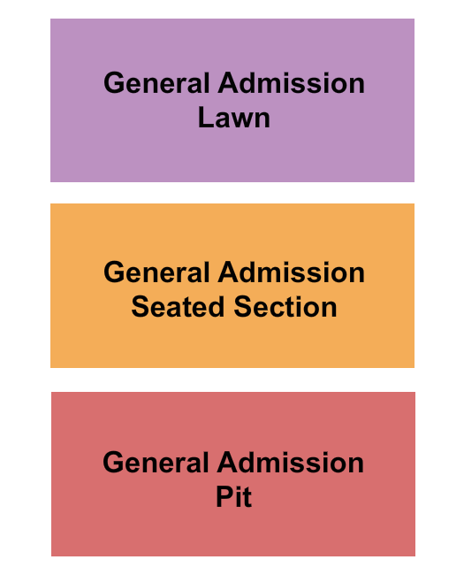 KettleHouse Amphitheater Seating Chart: GA Pit / GA Seated / GA Lawn