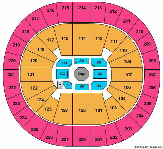 Key Arena Seating Chart