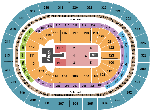 KeyBank Center Seating Chart: Kelsea Ballerini