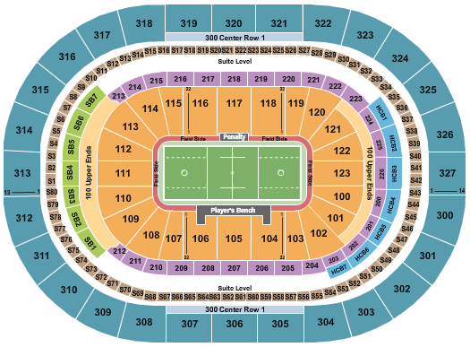 KeyBank Center Seating Chart: Lacrosse 2023