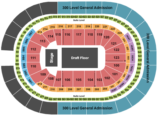 KeyBank Center Seating Chart: NHL Draft
