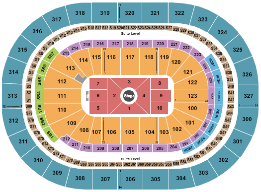 KeyBank Center Seating Chart: Nate Bargatze