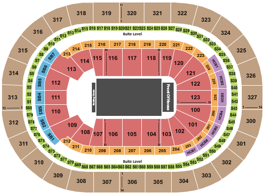 KeyBank Center Seating Chart: Rodeo