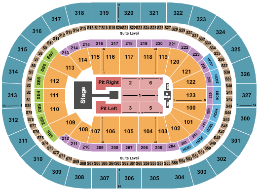 KeyBank Center Seating Chart: Sombr