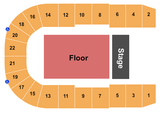 Queen Elizabeth Theatre Interactive Seating Chart