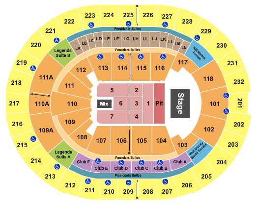 Kia Center Seating Chart: Alan Jackson