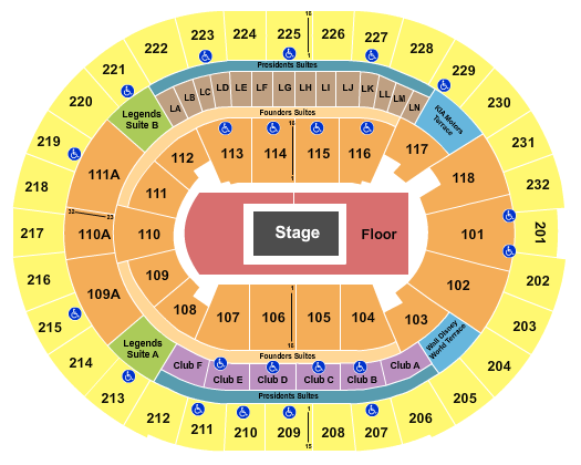 Kia Center Seating Chart: Billie Eilish