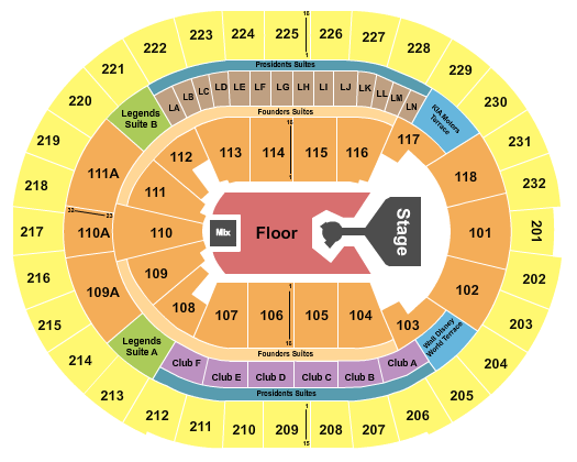Kia Center Seating Chart: Don Toliver