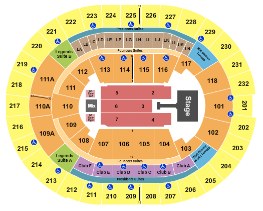Kia Center Seating Chart: Jonas Brothers 1