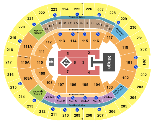 Kia Center Seating Chart: Kylie Minogue