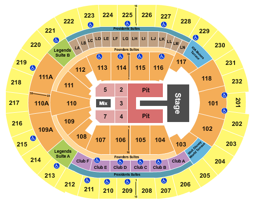 Kia Center Seating Chart: Laufey