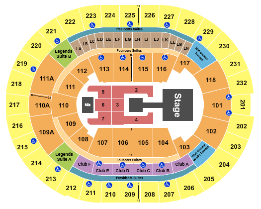 Kia Center Seating Chart: Le Sserafim