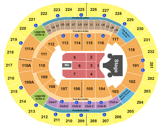 Kia Center Seating Chart: Missy Elliott