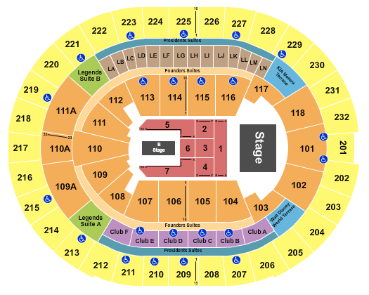 Kia Center Seating Chart: Rawayana