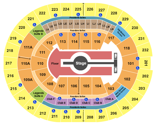 Kia Center Seating Chart: Rod Wave