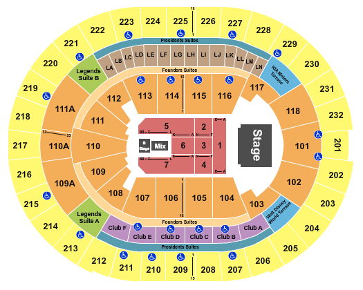 Kia Center Seating Chart: Silvestre Dangond & Juancho De la Espriella