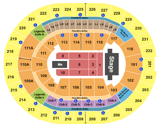 Kia Center Seating Chart: TSO