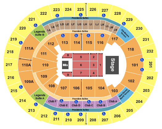Kia Center Seating Chart: Third Day