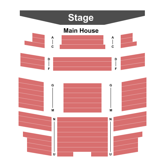 Kilbourn Hall at Eastman Theatre Seating Chart: End Stage