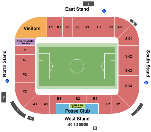 King Power Stadium Seating Chart: Soccer