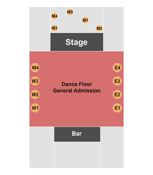 Kingdom Nightclub Seating Chart: Endstage
