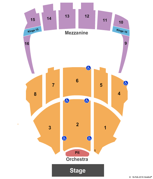 Jill Scott Kings Theatre - NY Seating Chart