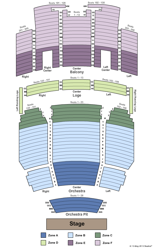 Utah Symphony Seating Chart