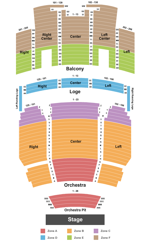 Rose Wagner Seating Chart